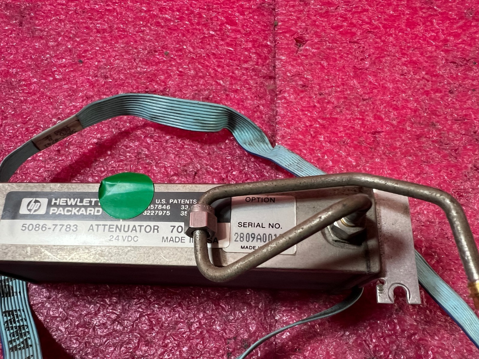 HP 8562A Spectrum Analyzer ATTENUATOR 5086-7783 70dB 24 VDC