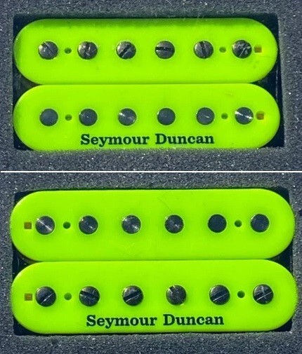 Seymour Duncan Nazgul Trembucker & Sentient Neck 6 String Set - Neon Green