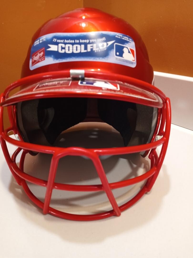 Rawlings COOLFLOW Players Series Baseball/Softball Helmet Size/6.5-7.5-Bonus Buy