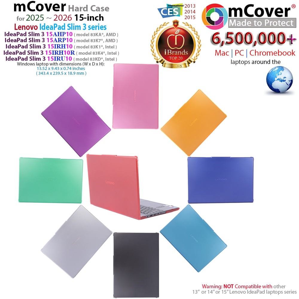 NEW mCover® for 2025+ 15" Lenovo IdeaPad Slim 3 15AHP10 15ARP10 15IRH10 15IRU10