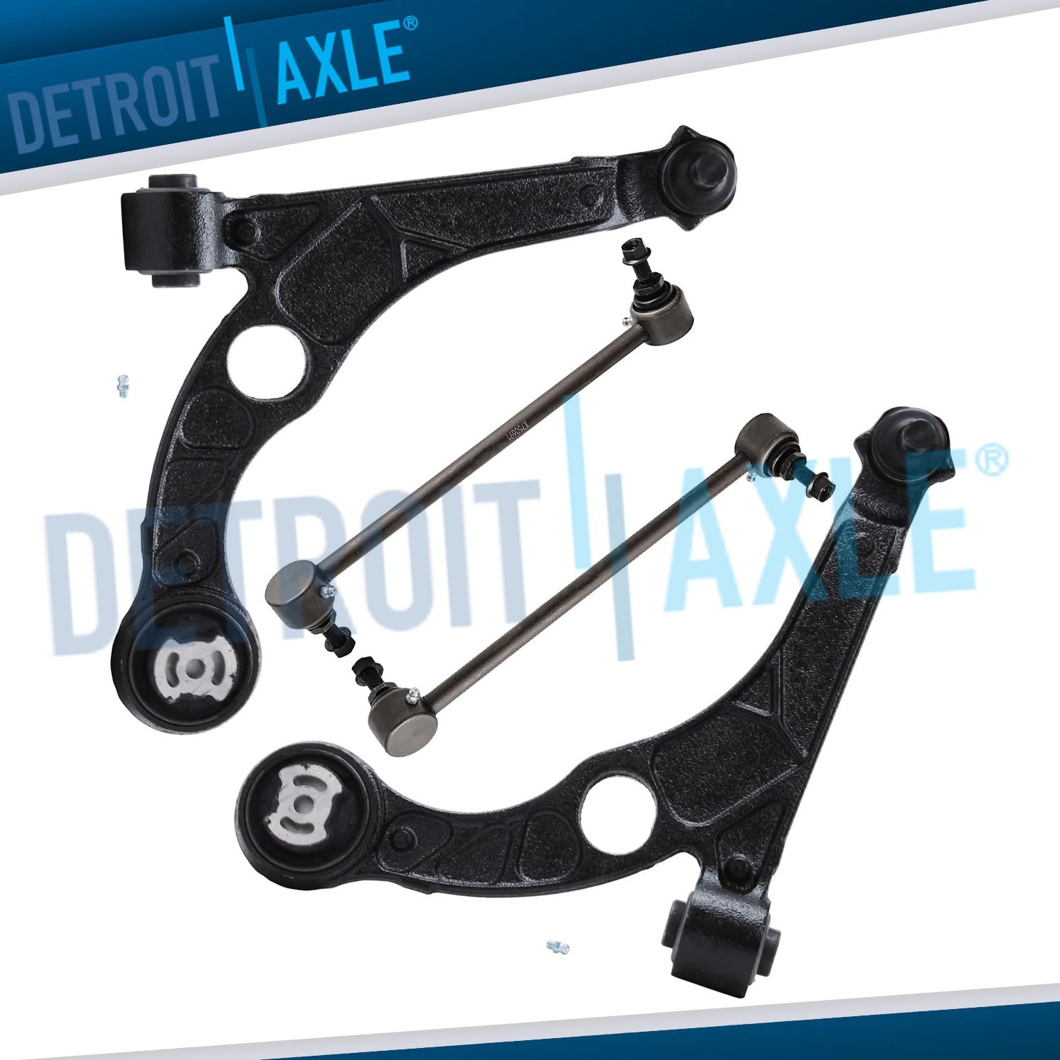 Front Lower Control Arms + Sway Bars End Link for 2013 2014 2015 2016 Dodge Dart