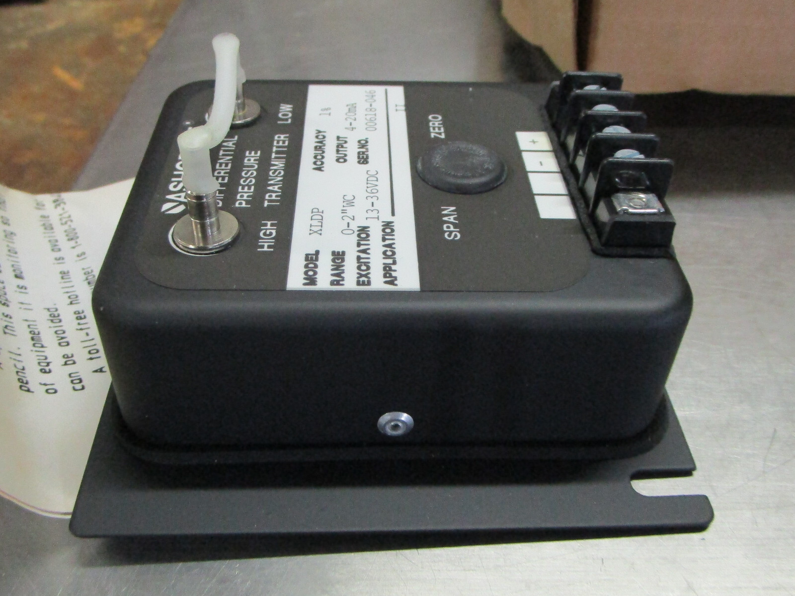 Ashcroft XLDP Differential Pressure Transmitter New Surplus