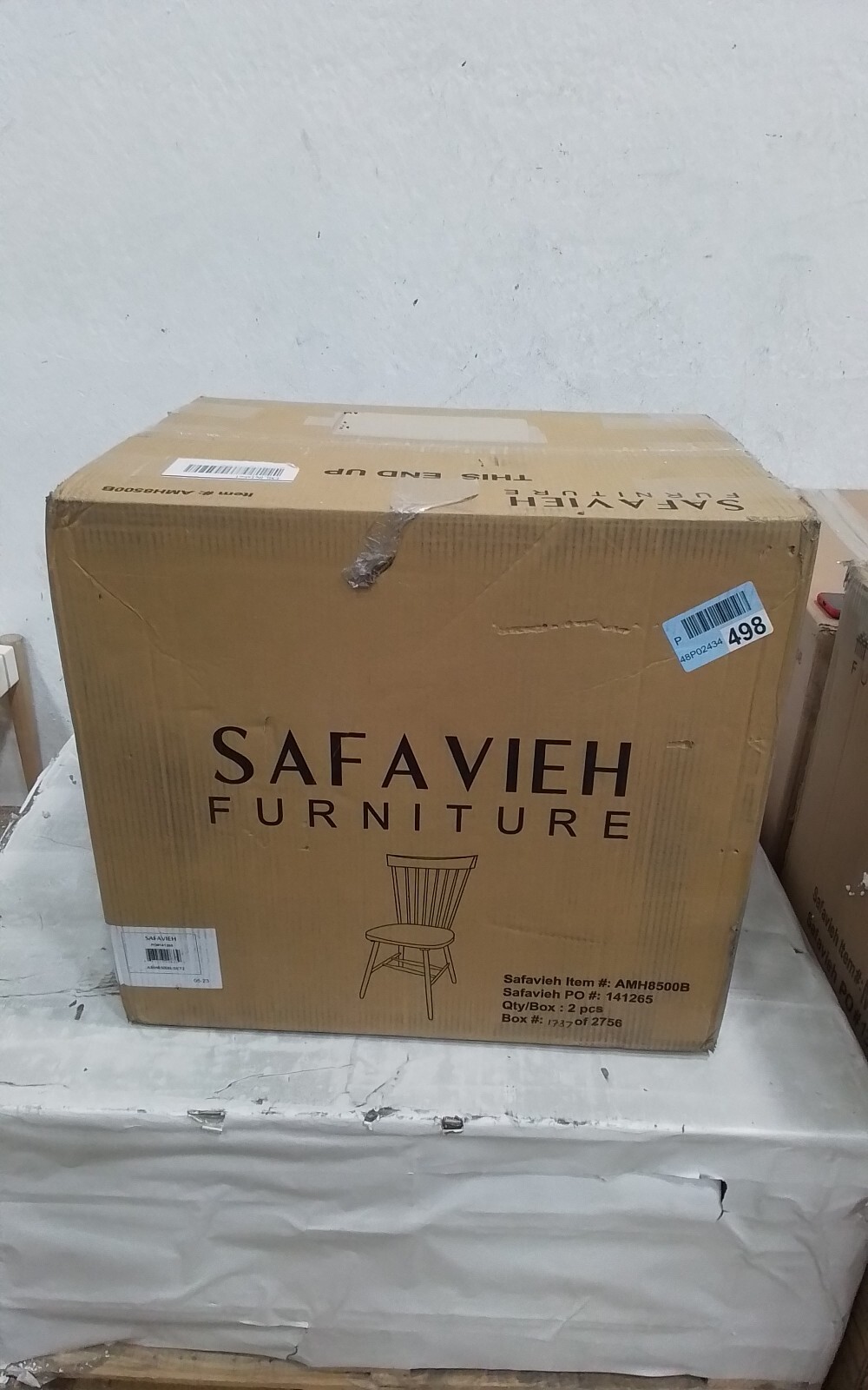 Safavieh PARKER SPINDEL SIDE CHAIR, Reduced Price 2172734465 AMH8500B