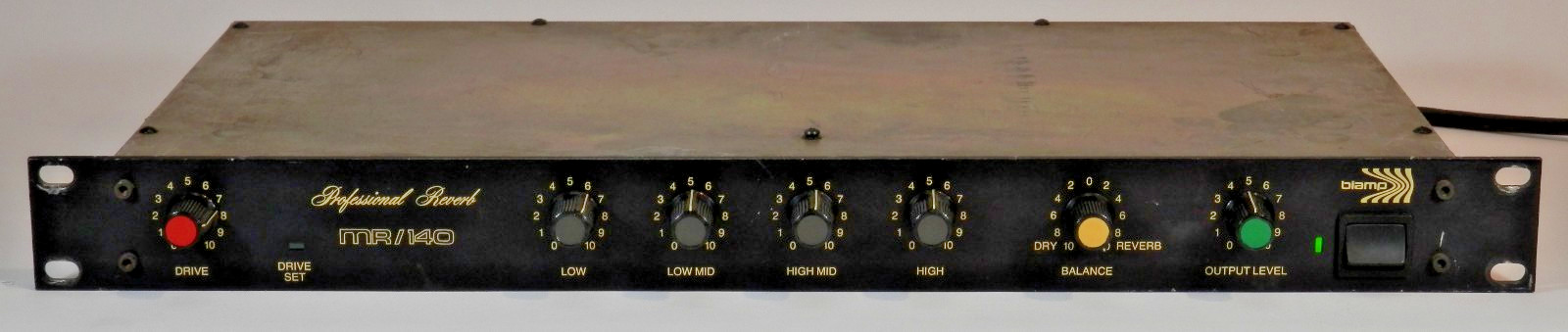 BiAmp MR/140 Professional Studio Grade Spring Reverb w/ Limiter & EQ