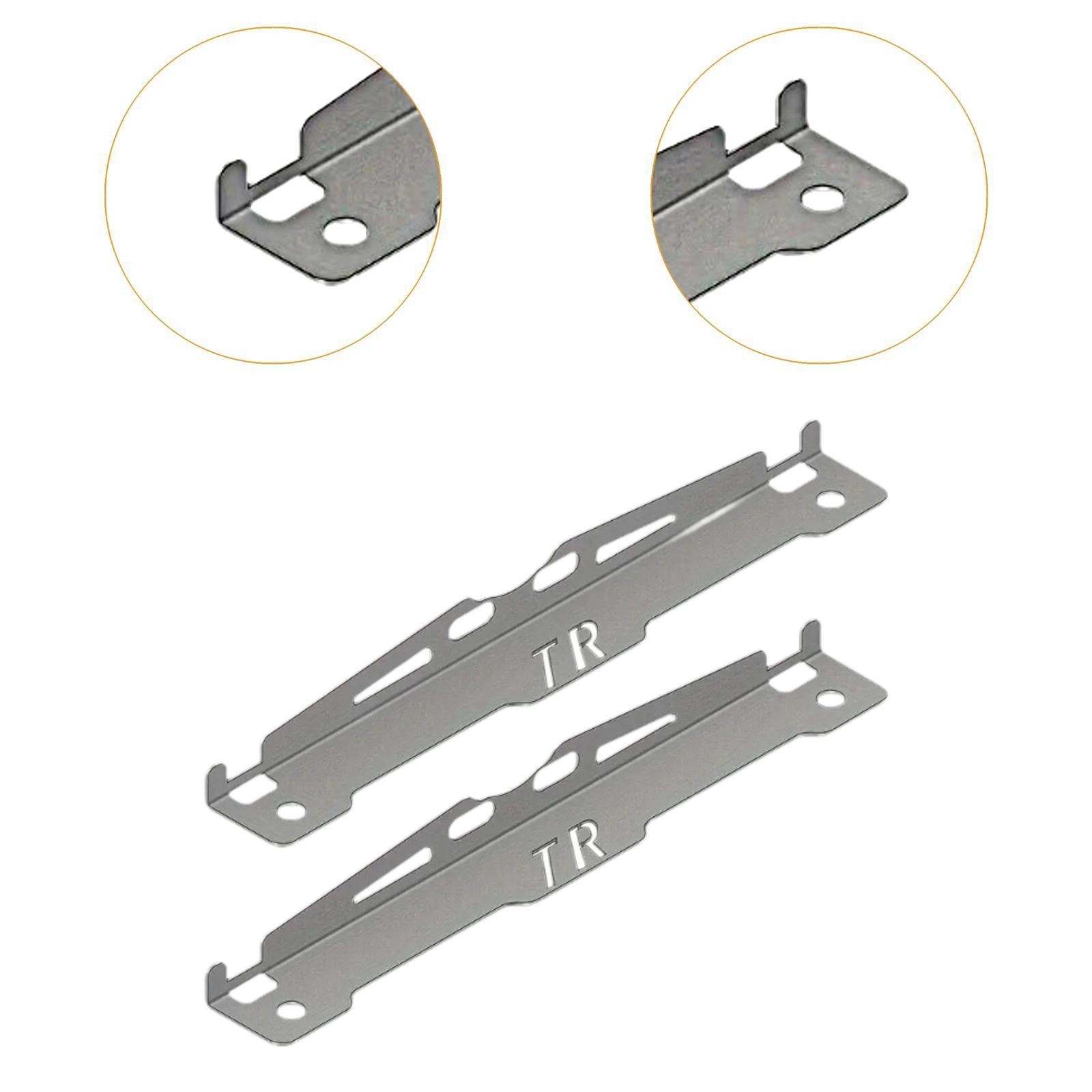 2x Generic Toe Alignment Tool Plates with Hanging Holes Sturdy Easy Wall Mounted