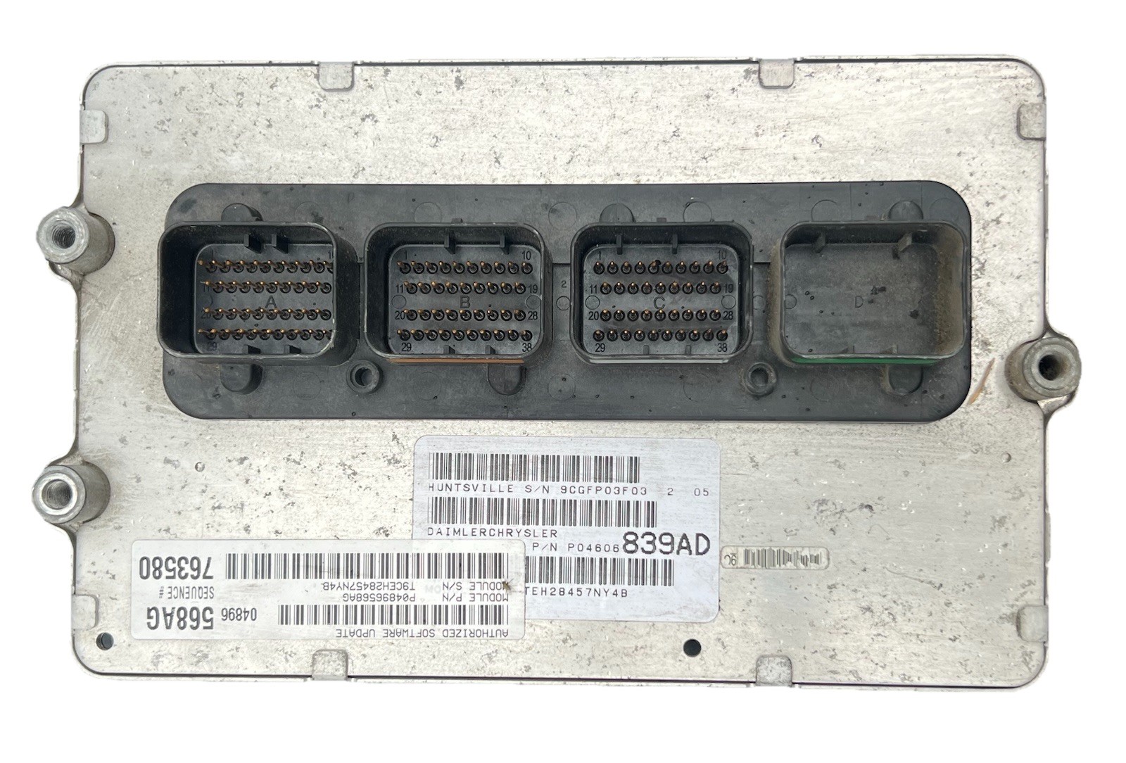 ✅🚘 2006 Chrysler 300C Auto AWD 5.7 Engine Control Module P04606839AD