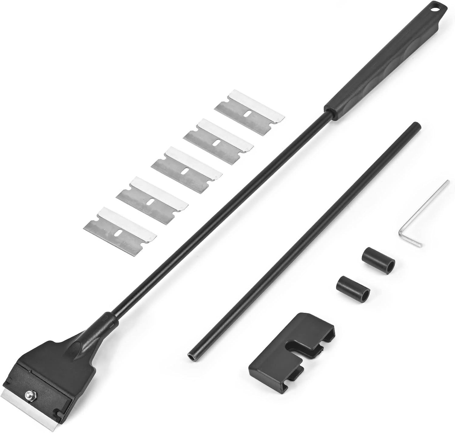Fish Tank Scraper Cleaner for Glass Aquariums, 21" Handheld Scraper Cleaning