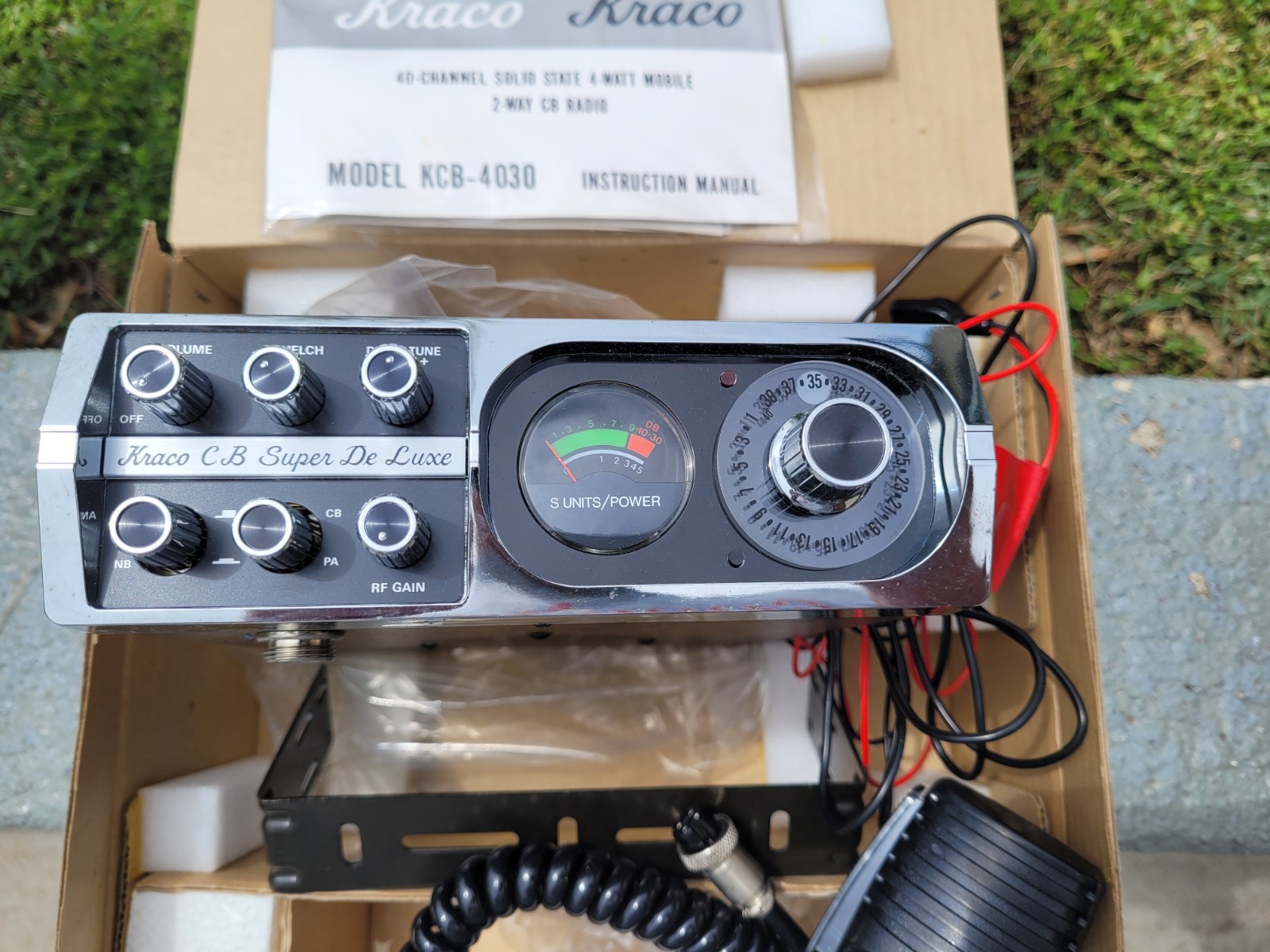 RARE CAR TRUCK Kraco KCB-4030 40 CHANNELS SUPER DE LUXE CB Radio NOS Citizen's