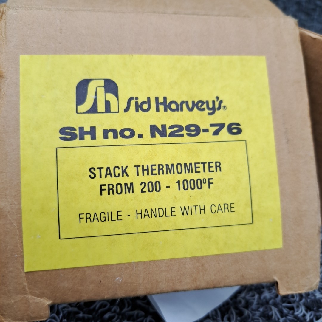 Sid Harvey's N29-76 Stack Thermometer 200-1000°F
