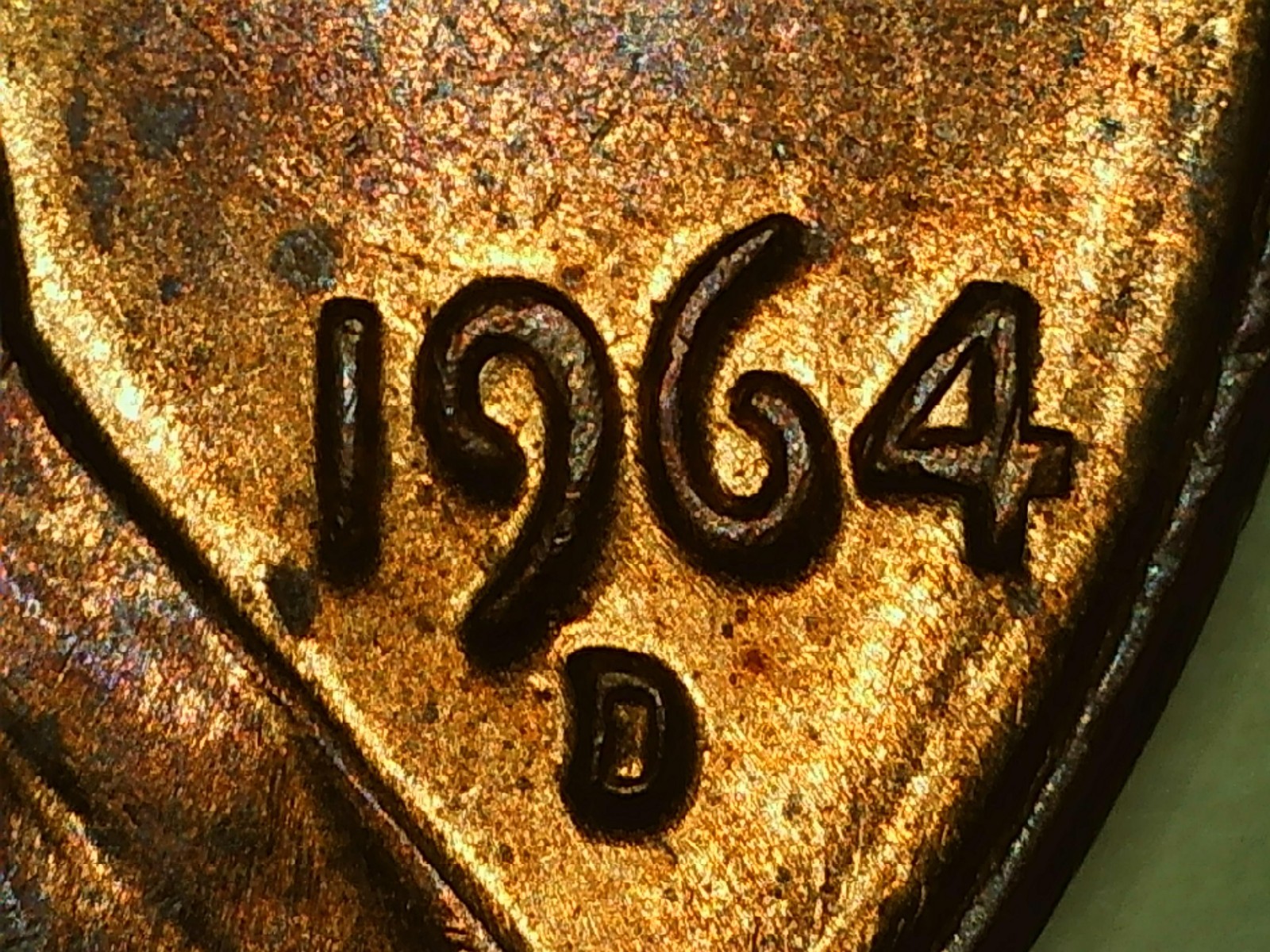 Error - 1964 D - RB - DDO - COPPER - 2
