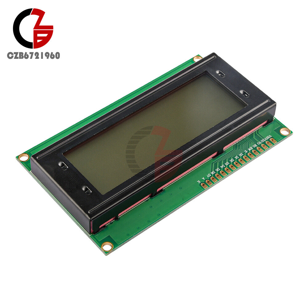 2004A LCD Display Module Character 20x4 Blacklight Display Gray Blue Screen 5V