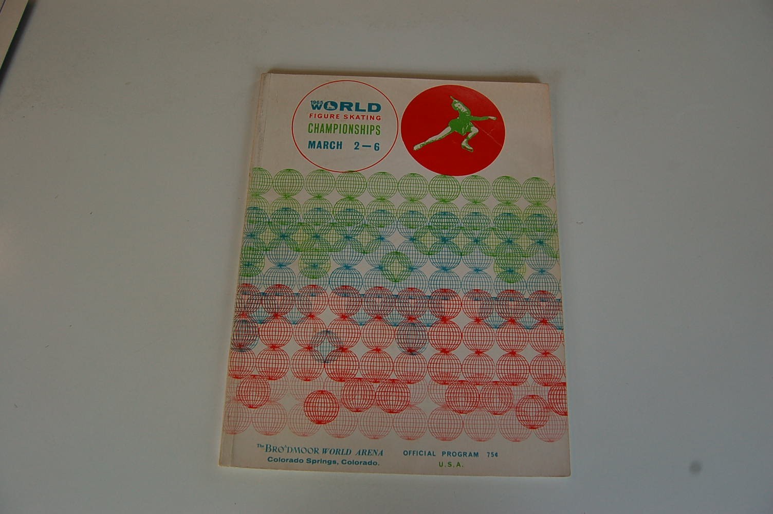 1965 World Figure Skating Championships Program