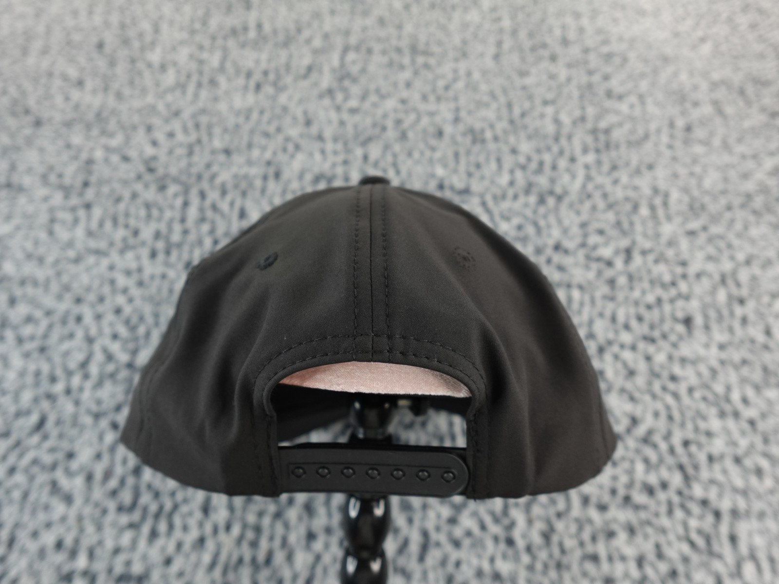 Outdoor Cap Black Golf Baseball Adjustable Cap Hat Upside Golf Logo
