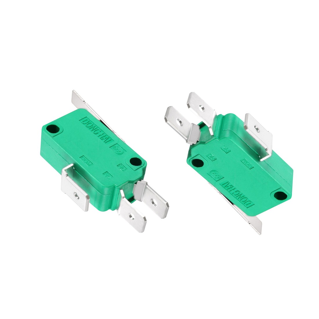 2PCS KW3-OZ 16A 125/250VAC,SPDT NO NC Hinge Lever Type,Micro Limit Switches