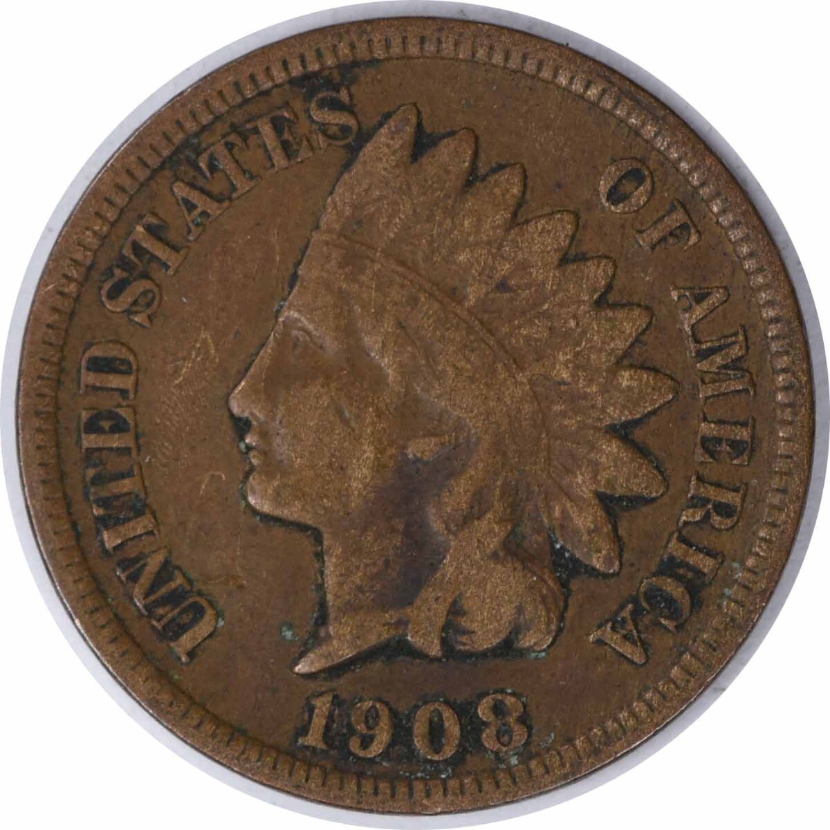 1908-S Indian Cent VF Uncertified #1003