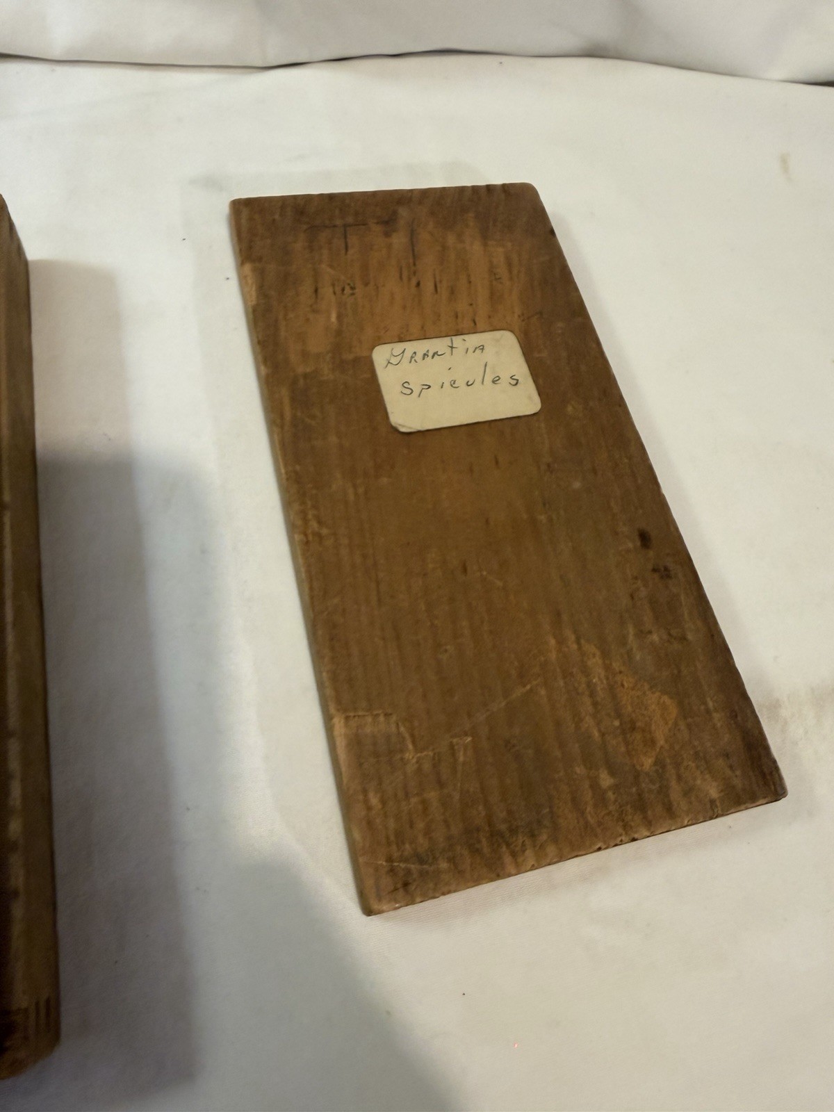 Vintage Microscope Medical Lab Slides