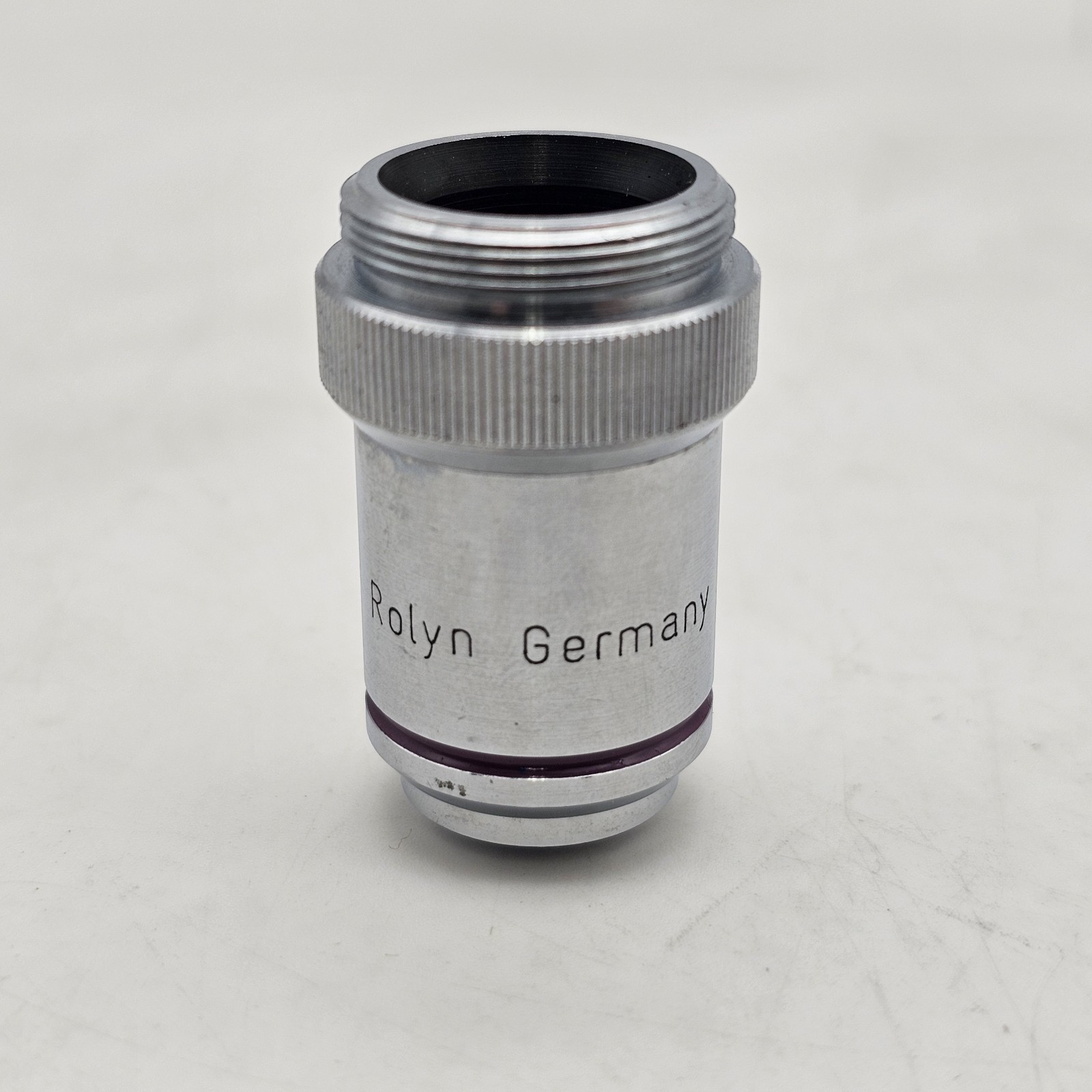 Rolyn-RAU 10:1 N.A. 0.30 Microscope Objective Lens Germany