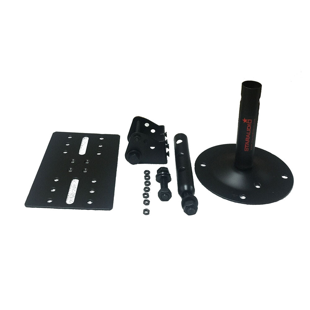 2Pcs Universal Universal Ceiling Mount Speaker Brackets Safe Distance Adjustment