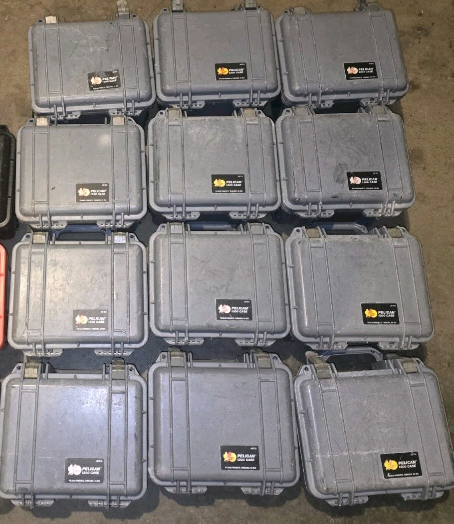 Grey Pelican 1300 Protector Case Foam Watertight Protector USA Made **MODIFIED**