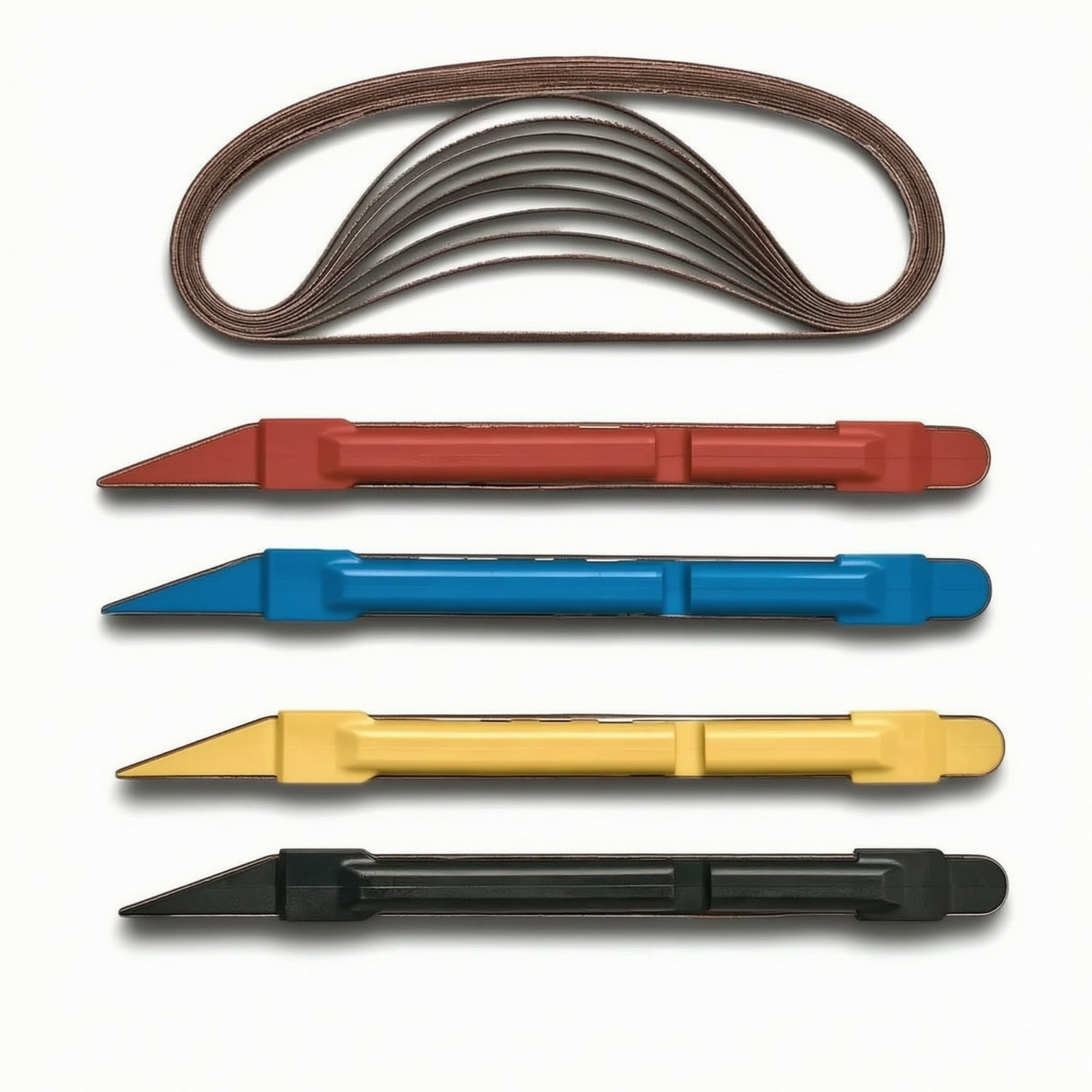 4 Pieces Sanding Pen Fine-Detail Sanding Stick Precision for Luthier