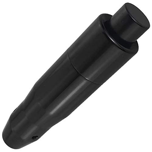 Automatic Shift Knob Metal Car Shifting with Push Button Aluminum Alloy Black