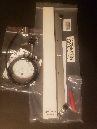 Apple Noble Retina 15" Bracket Lock Kit MBPR15 Security Bracket BRKIPD0006