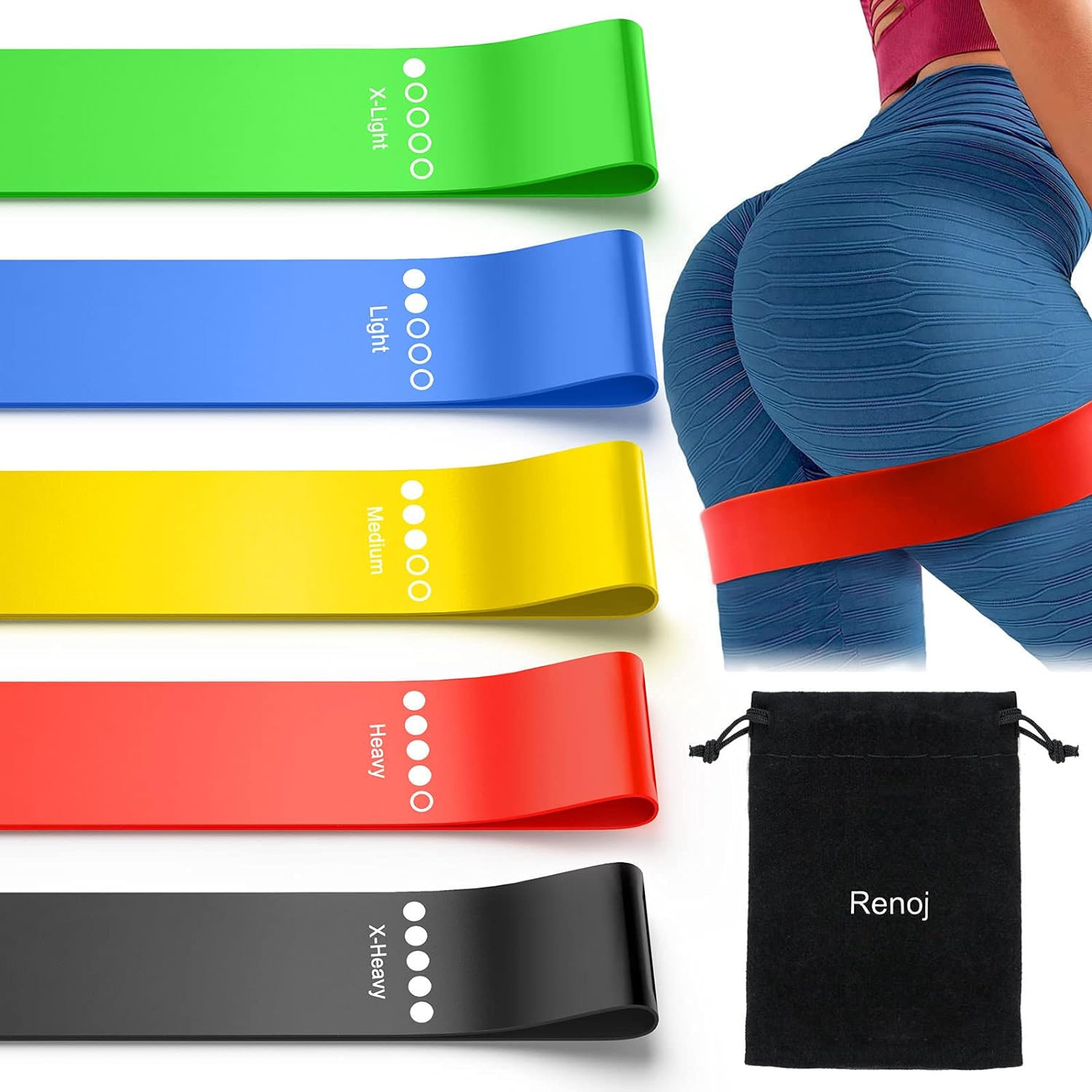 Resistance Bands for Working Out, Elastic Exercice Bands for Physical