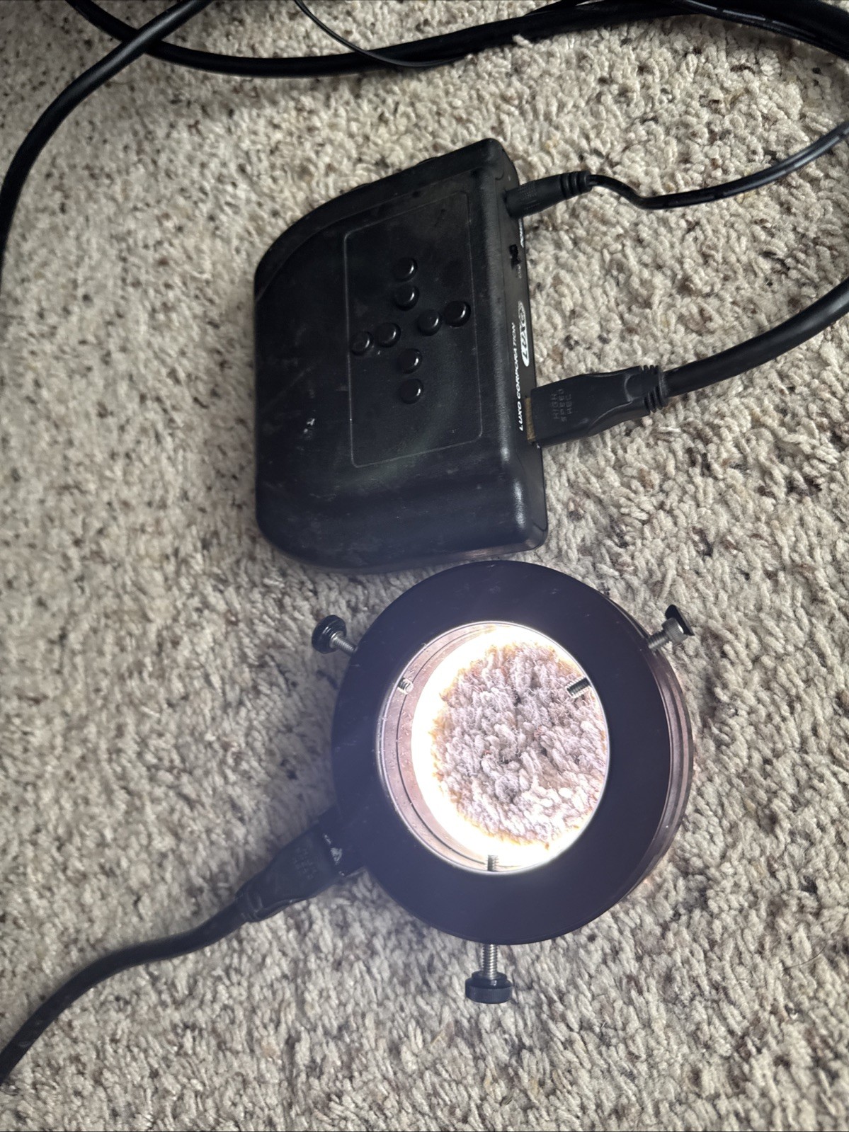 (Works) Luxo Microscopes By Unitron 18743 - Dimmable LED High Output Ring Light