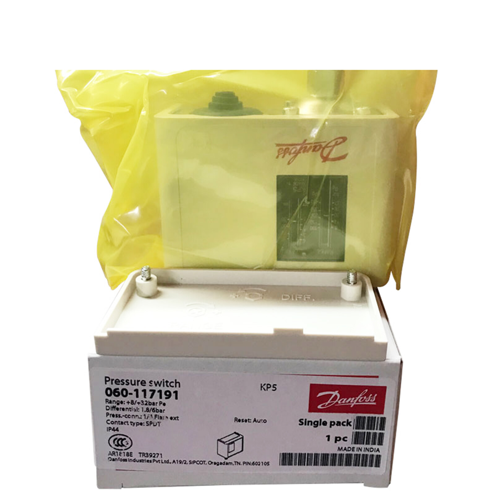 DANFOSS KP5 060-117191 Pressure Switch New