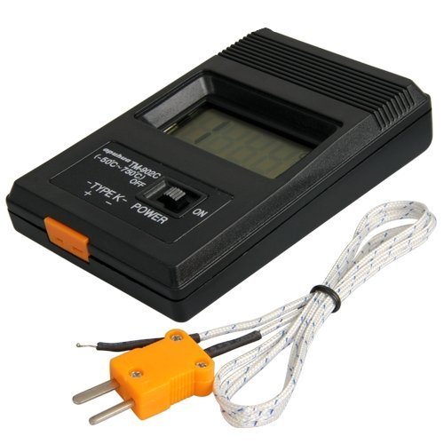 TM-902C Digital LCD K Type Thermometer Meter Single Input + Thermocouple Probe M