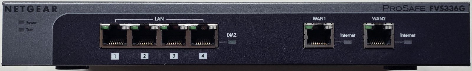 Netgear FVS336Gv2 ProSAFE Dual WAN Gigabit Firewall with SSL & IPSec VPN