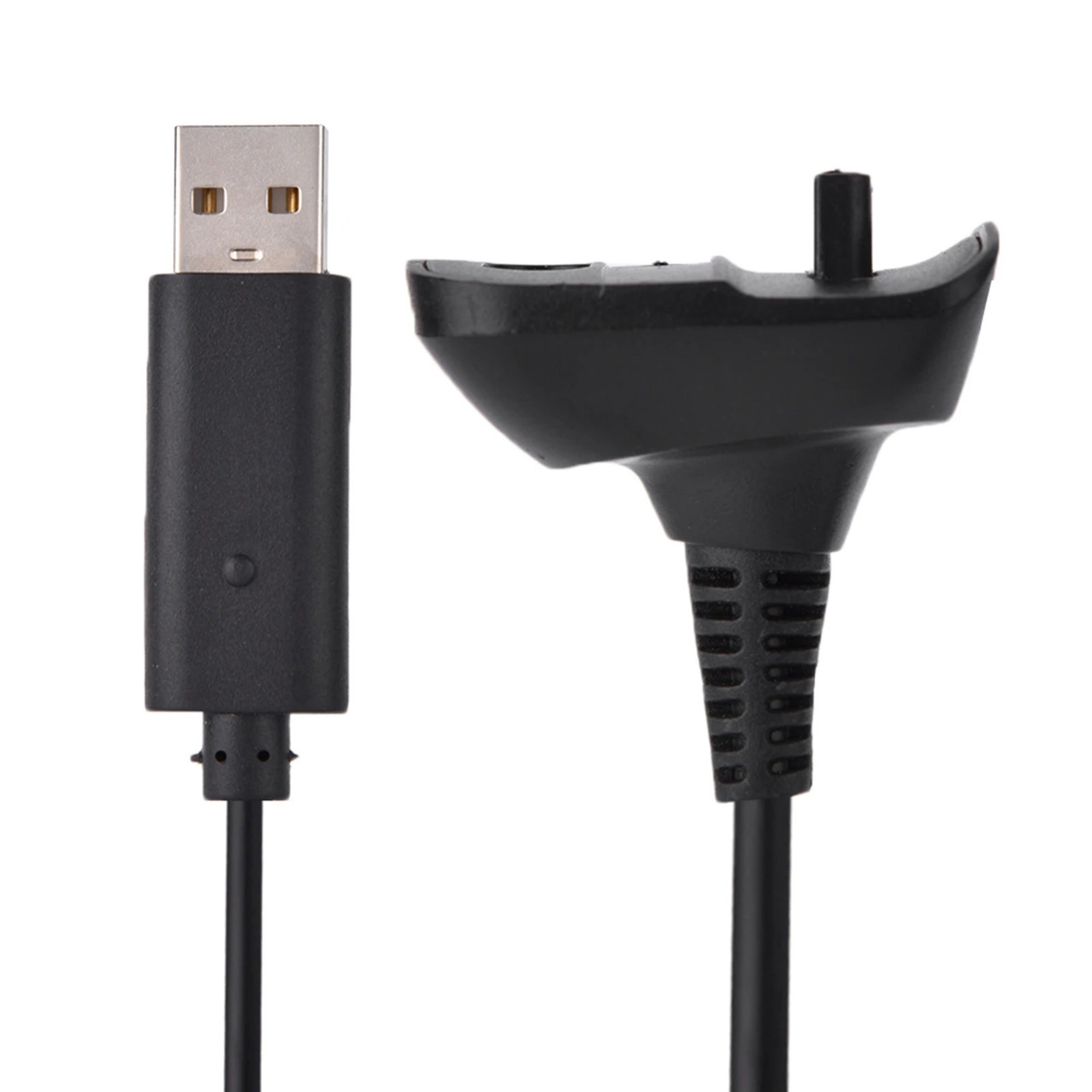 For Xbox 360 Black Wireless Controller USB Charging Cable Replacement Charger