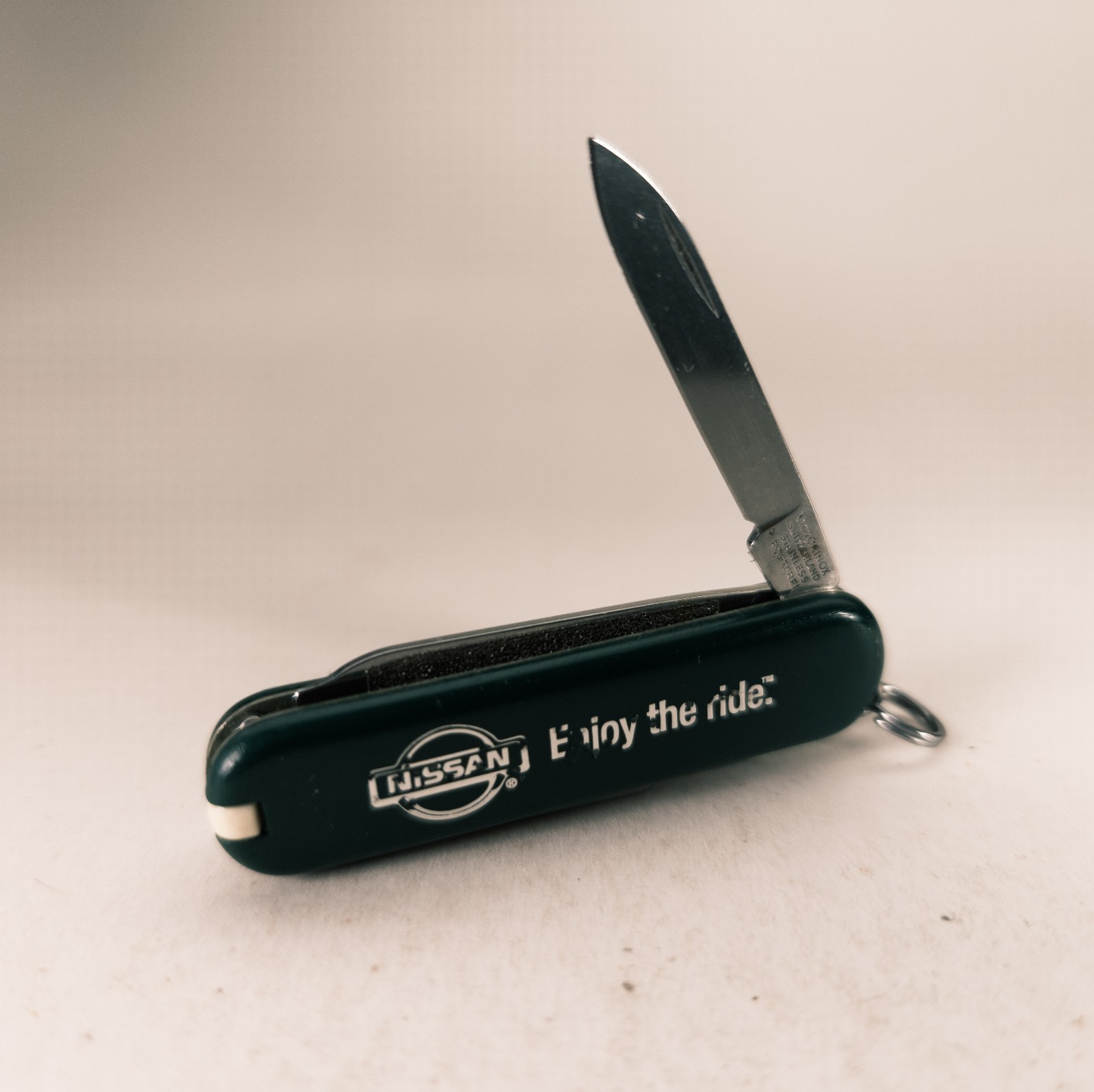 Swiss Army Knife Victorinox 58mm Classic SD OD Green NISSAN ENJOY THE RIDE LOGO