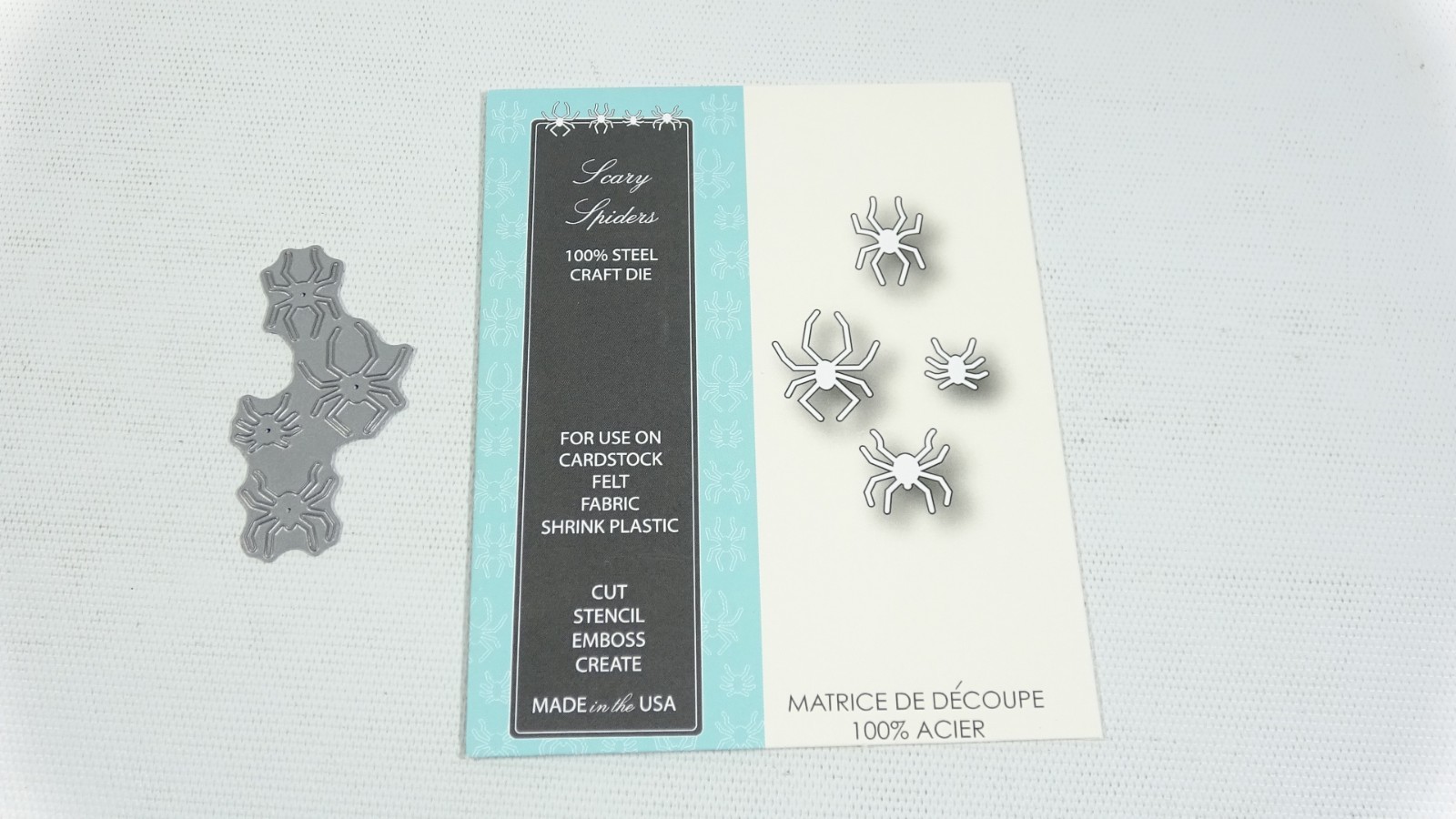 2013 Memory Box Craft Steel Die Scary Spiders 98704