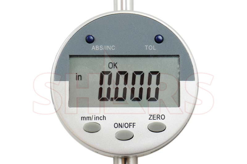 SHARS 0.5"x.0005" /.01mm Digital Electronic Indicator Absolute Gage Gauge New P]