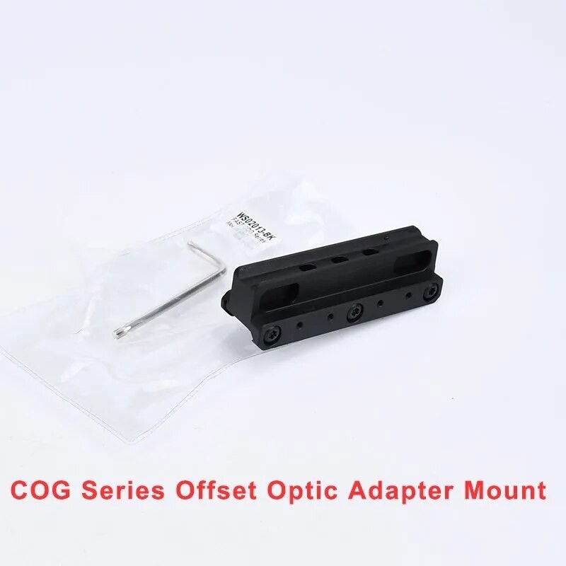 Tactical Offset Base Adapter Scope Optic Base Mount For ACOG VCOG For T2 T1 /RMR