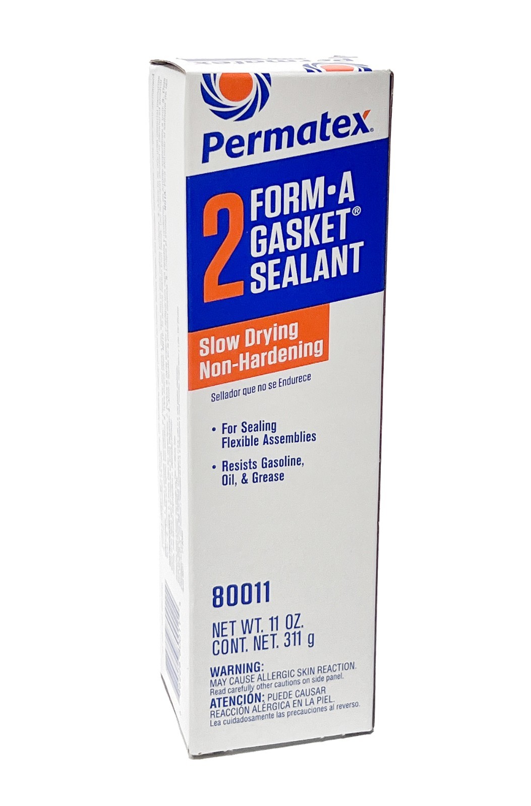 Permatex 80011 Form-A-Gasket No. 2 Sealant 11 oz. Tube (2C) Pack of 1