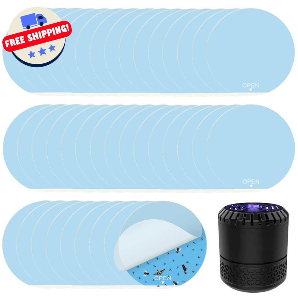 Glue Board Refills for Dynatrap DT152, Katchy Duo, Indoor Traps 3.4 Inch 40 Pack