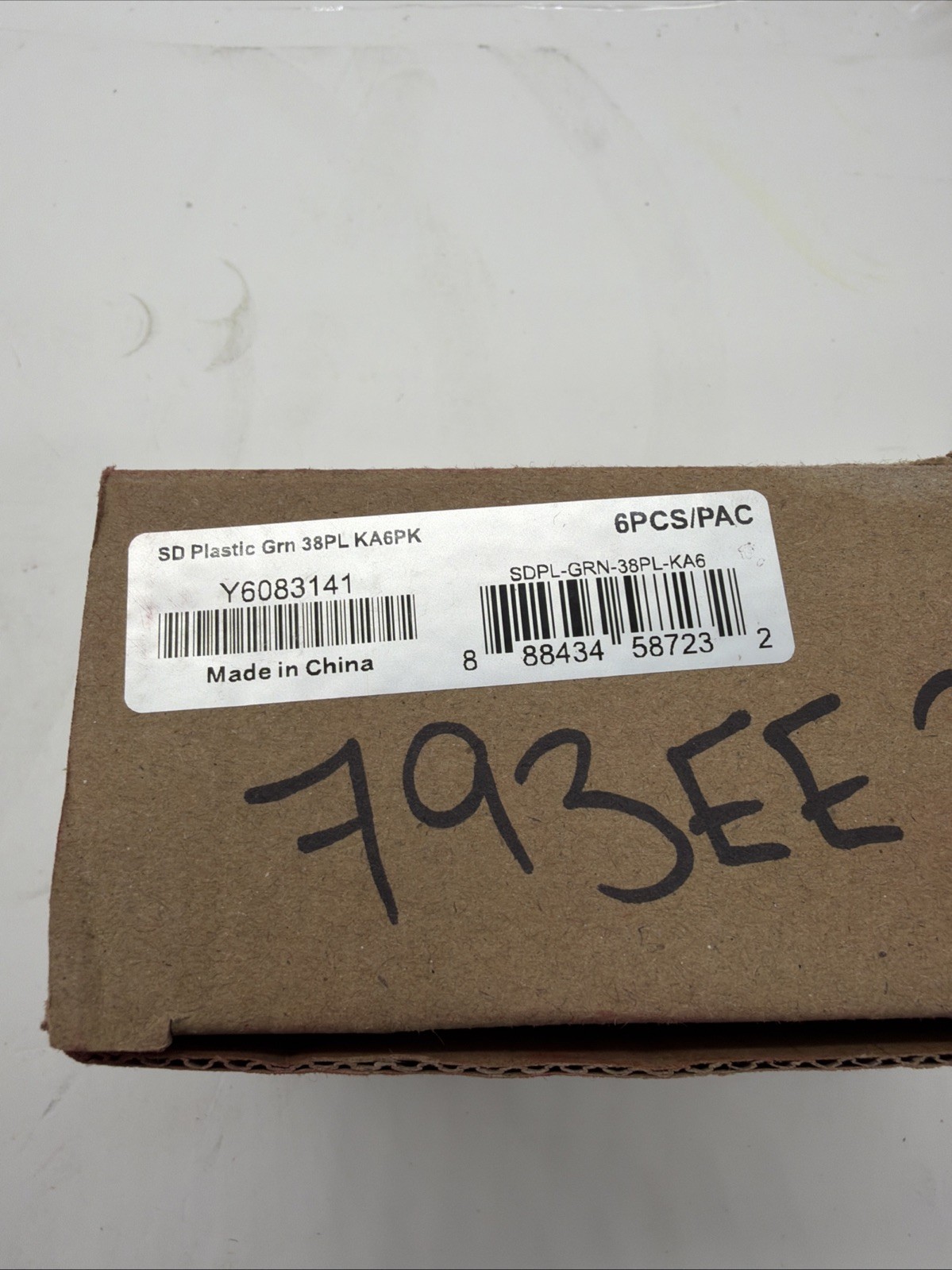 4 Pack BRADY SDPL-GRN-38PL Padlock, 793EE2