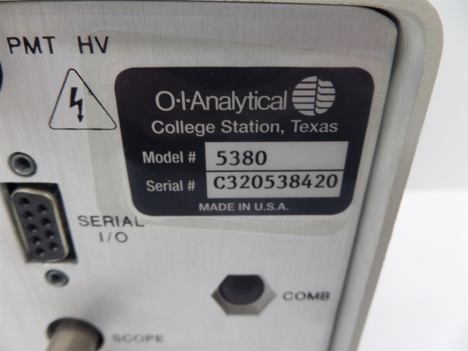 O.I. Analytical 5380 Detector Controller