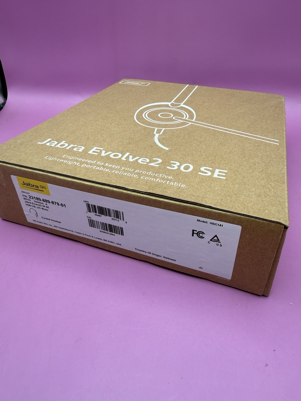 Jabra Evolve2 30 SE (2025 Version) Wired Single-Ear Headset with Microphone