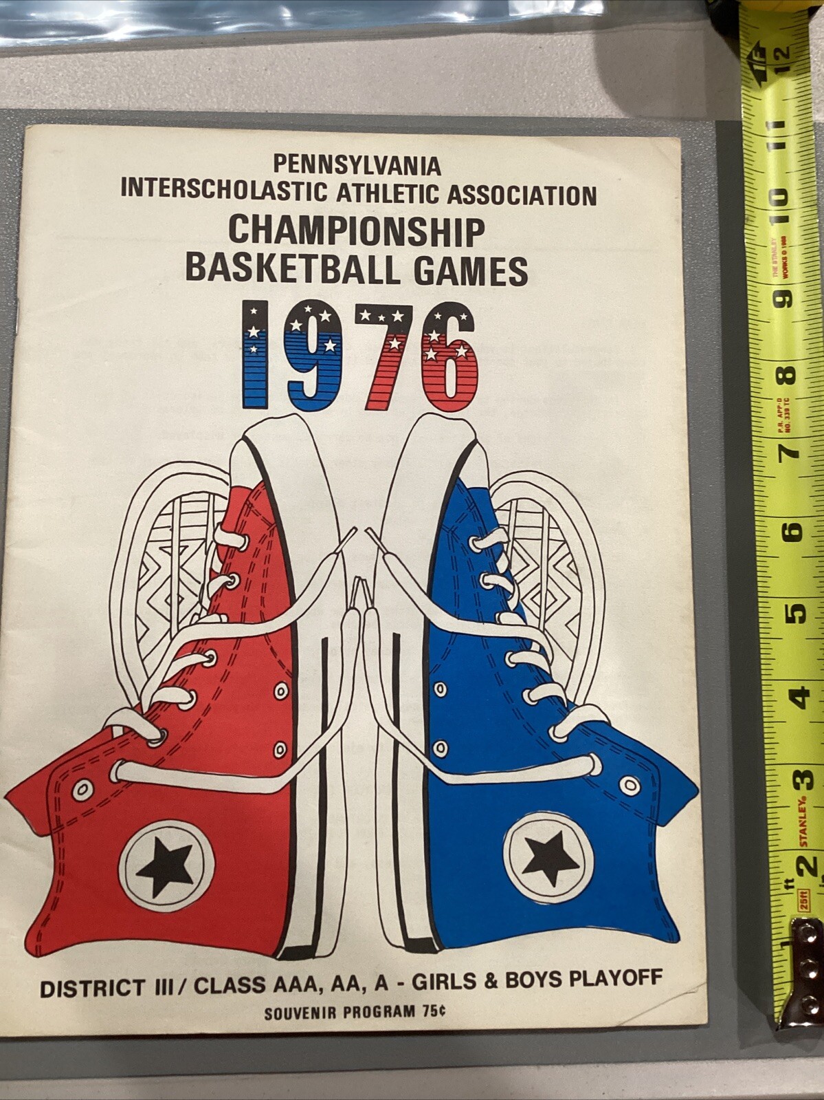 1976 Pennsylvania High School Championship Basketball Program