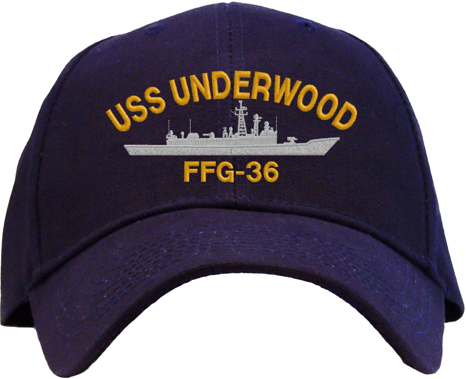 USS Underwood FFG-36 Embroidered Baseball Cap 3 Colors Available