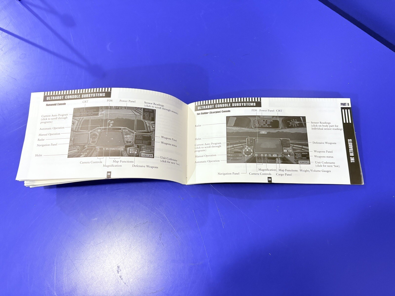 Ultrabots (1993) PC Game IBM Manual ONLY