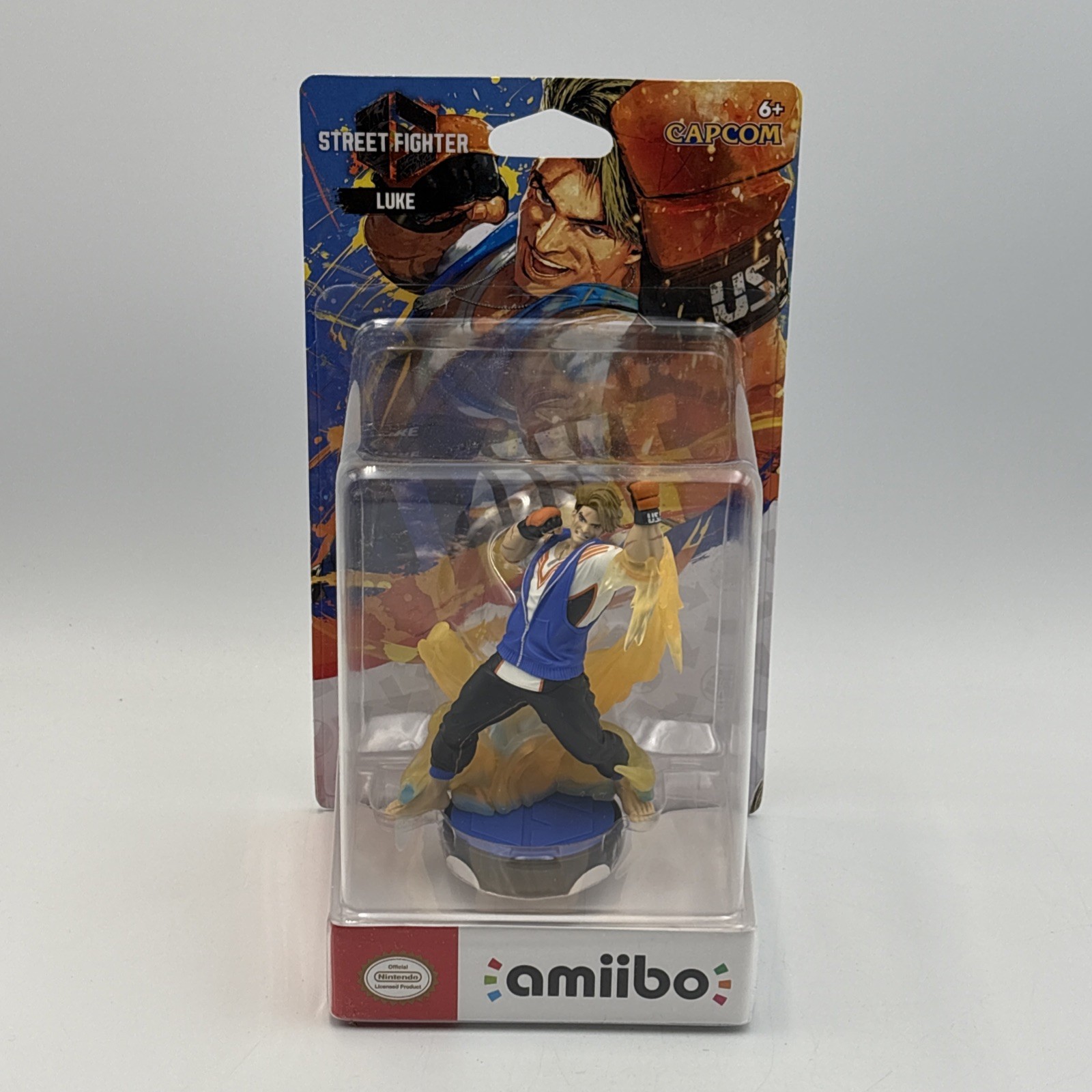 Nintendo Amiibo: Street Fighter 6 Luke Figure Capcom New Sealed