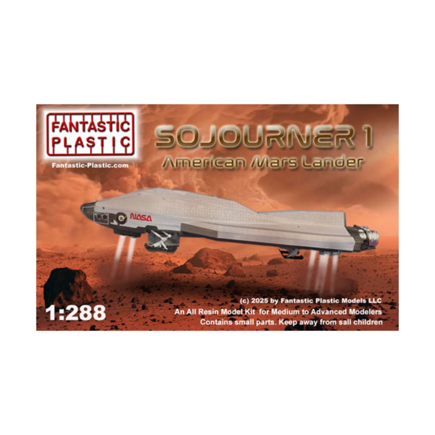 Fantastic Plastic Model Kit Sojourner New