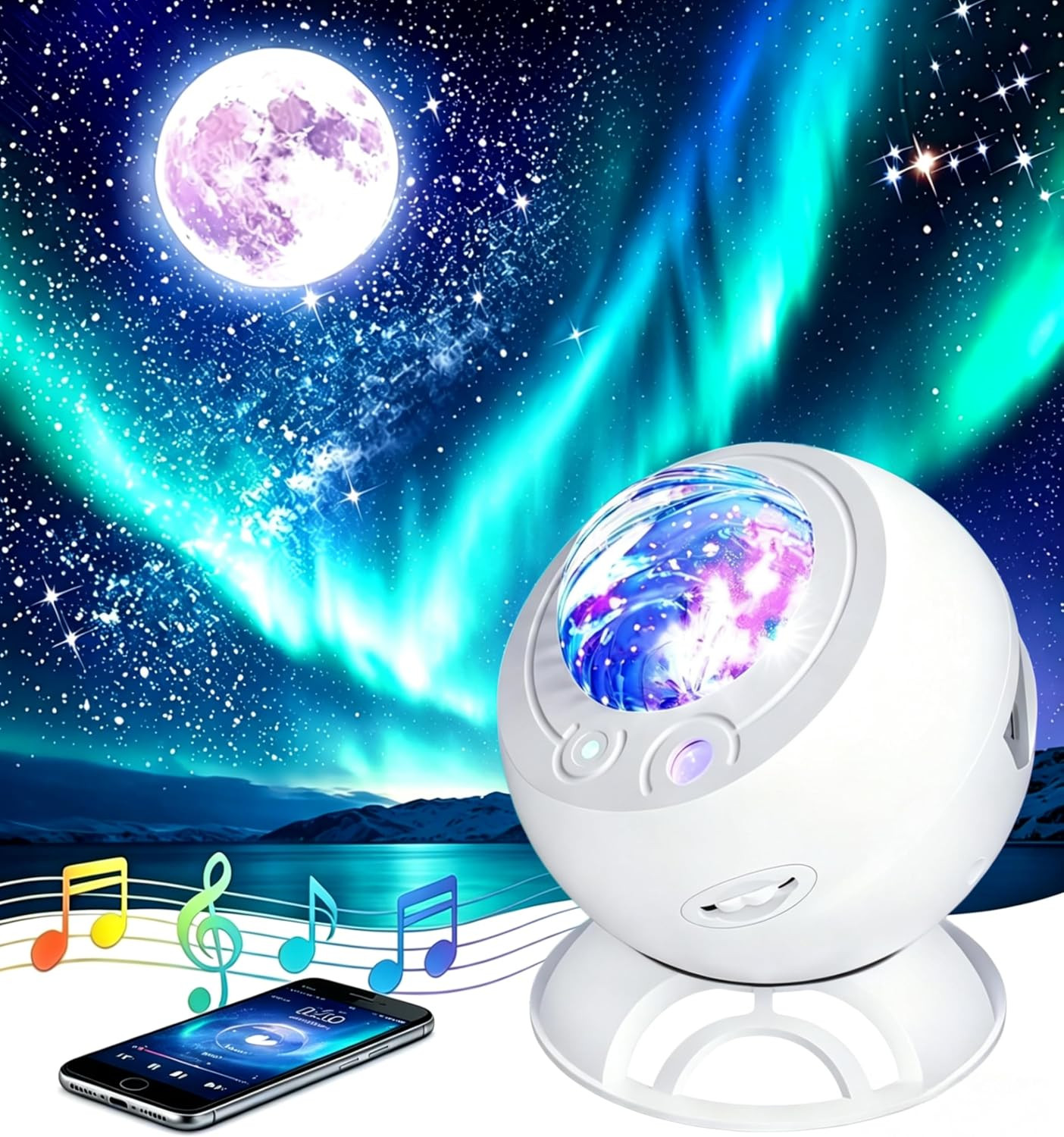 Star Projector,Northern Lights Projector,Galaxy Projector for Bedroom,3 HD Proje