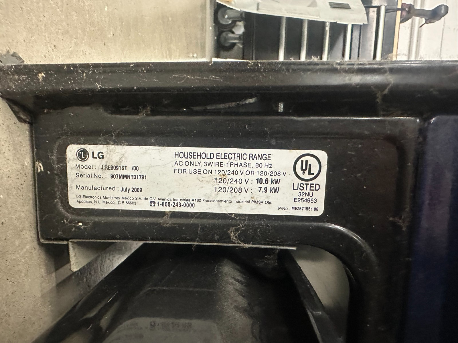 Genuine LG Range Oven Infinite Switch Set of 2 # EBF60663201
