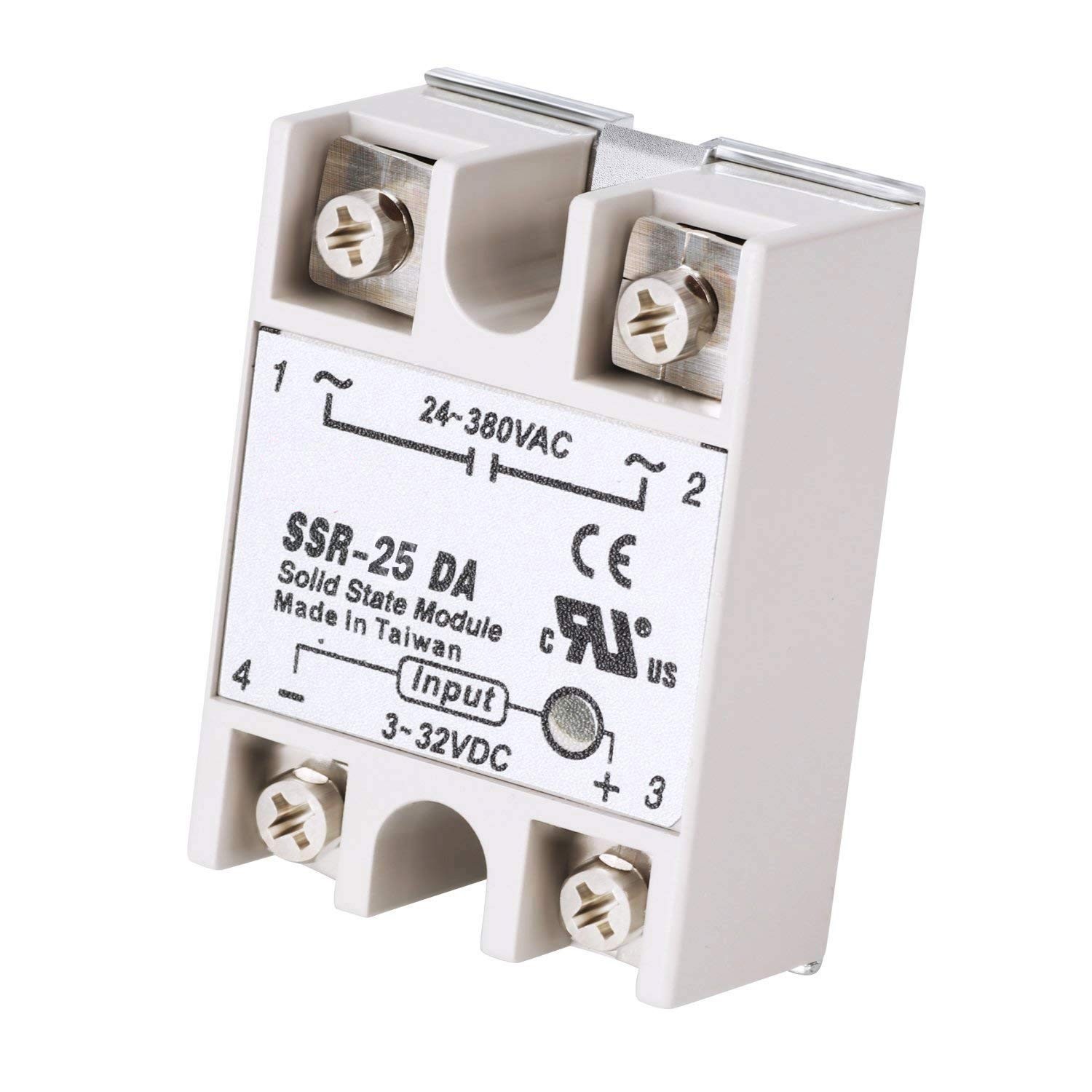 Solid State Relay Module 25A 250V 2pcs SSR-25DA