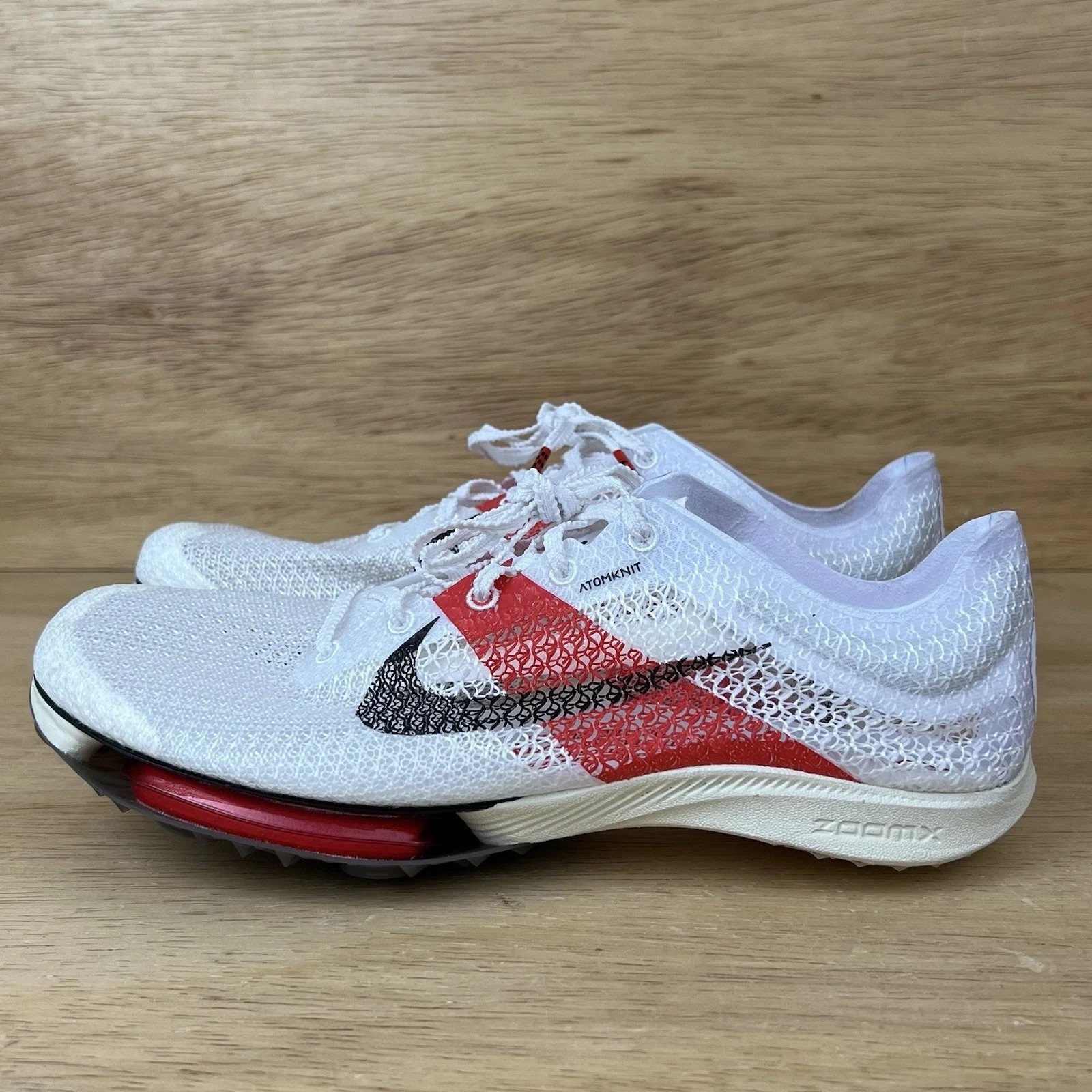 Nike Air Zoom Victory Eliud Kipchoge Track Spikes White Red Men's 9 FJ0668-100